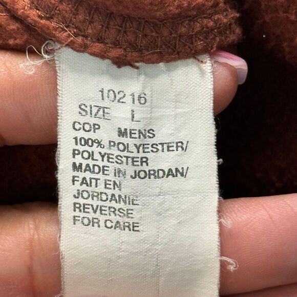 Woolrich Half Zip Fleece Hoodie Size large - Picture 7 of 7